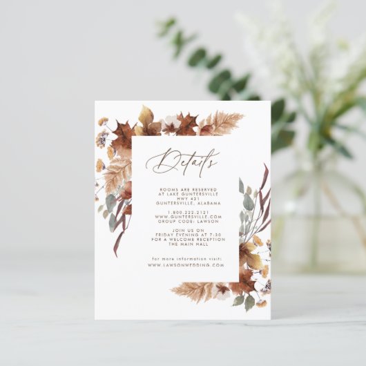 11月の詳細カード (スタンド正面)