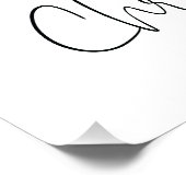 11月の誕生月 クリサンセマム 花 ポスター (コーナー)