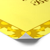 11月の誕生石イラストレーション- Topaz ポスター (角)