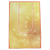 11月の誕生石トパーズデザイン ミディアムペーパーバッグ (裏面)