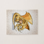 11月の誕生石龍:トパーズ ジグソーパズル (横)