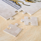 11月の誕生石龍:トパーズ ジグソーパズル (側面)