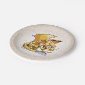 11月の誕生石龍:トパーズ ペーパープレート (アングル)