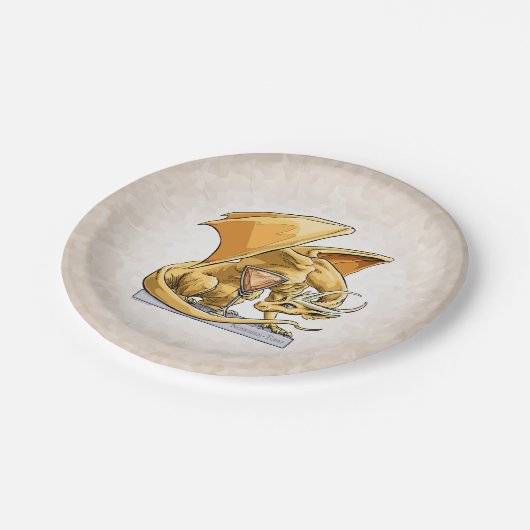 11月の誕生石龍:トパーズ ペーパープレート (アングル)