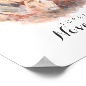 11月の誕生石 – Topaz水彩色 |ポスター ポスター (角)