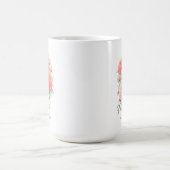 11月の誕生花にインスパイアされたママ用ラップ コーヒーマグカップ (中央)