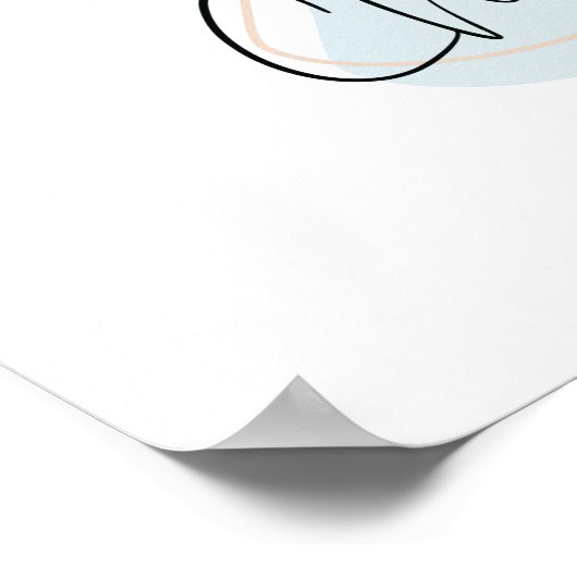 11月の誕生花 菊 ポスター (角)