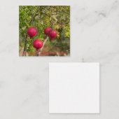 11月はザクロ月！ ノートカード (正面/裏面)