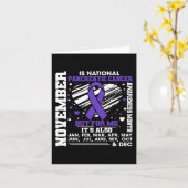 11月は国立膵臓がん認識度M カード (黄色い花)