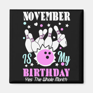 11月は誕生日+お誕生日おめでとう+1ヶ月間 マグネット