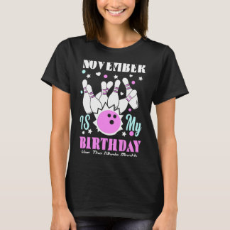 11月は誕生日+お誕生日おめでとう+1ヶ月間+面白い Tシャツ