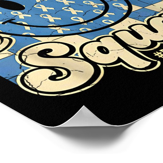 11月は青を着て糖尿病の意識を高めよう ポスター (角)