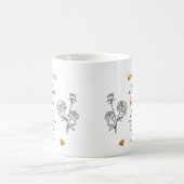 11月キク牡丹誕生日記念 コーヒーマグカップ (中央)