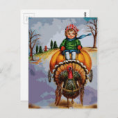 11月ターキートロット ポストカード (正面/裏面)