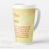 11月バーストーントパズデザイン カフェラテマグ (右アングル)