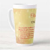 11月バーストーントパズデザイン カフェラテマグ (左アングル)