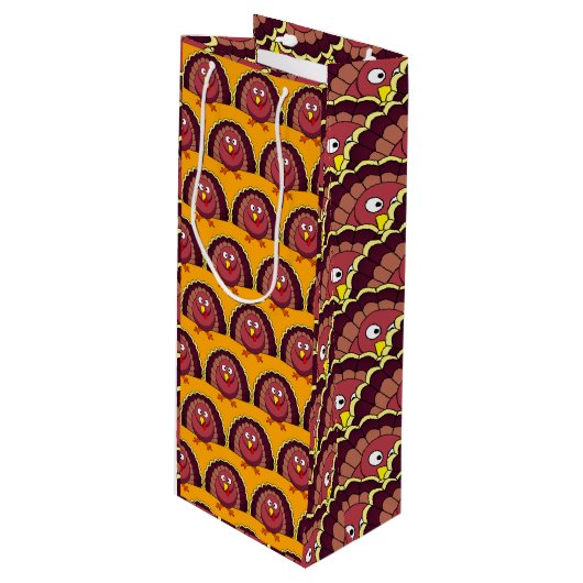 11月パーティー感謝祭 ワインギフトバッグ (正面アングル)