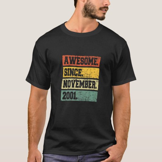 11月以来21歳素晴らしの誕生日 Tシャツ (正面)
