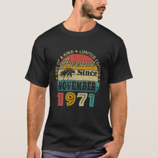11月以来50日の装飾50素晴らし誕生日 Tシャツ
