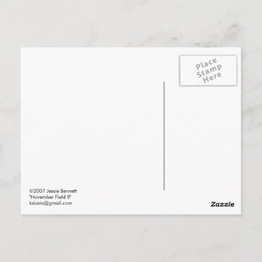 11月分野II ポストカード (裏面)