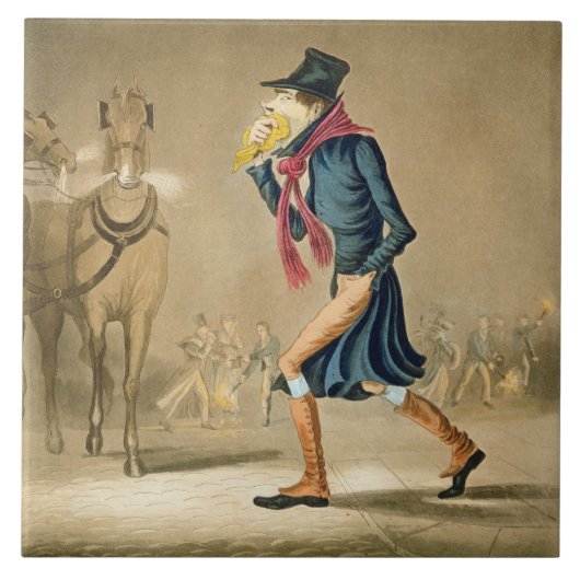 11月及びロンドンの純血種の点、engra タイル (正面)