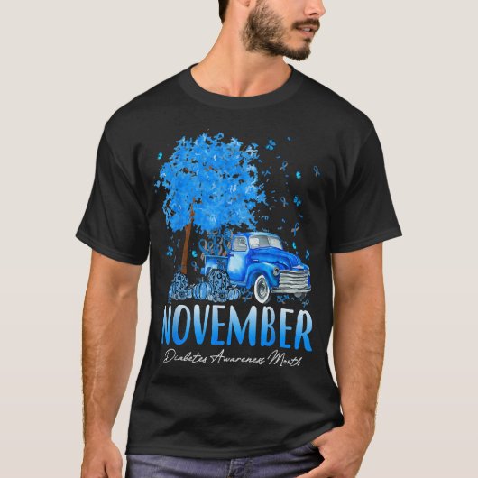 11月糖尿病認識度月、1型糖尿病 Tシャツ (正面)