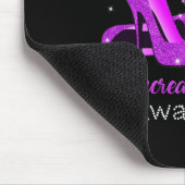 11月衣服紫ハイヒール膵臓がん マウスパッド (コーナー)