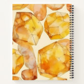 11月誕生日記念日名前をカスタムするノート ノートブック (裏面)