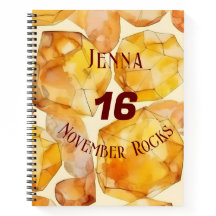 11月誕生日記念日名前をカスタムするノート