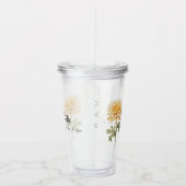 11月誕生月花菊 アクリルタンブラー (右)
