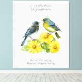 11月誕生月花菊 キャンバスプリント (インサイチュ (ウッドフロア))