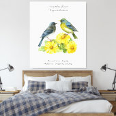 11月誕生月花菊 キャンバスプリント (インサイチュ (寝室))