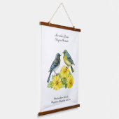 11月誕生月花菊 吊り下げ型タペストリー (傾斜あり)