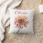 11月誕生花贈菊花 クッション (ブランケット)