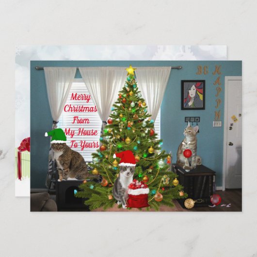 11月1日 – マイクリスマスカード – 最終版 (正面/裏面)