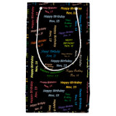 11月13日誕生日抱き枕 スモールペーパーバッグ (正面)