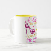 11月13日、生まれ11月13日に女王がいた ツートーンマグカップ (正面左)