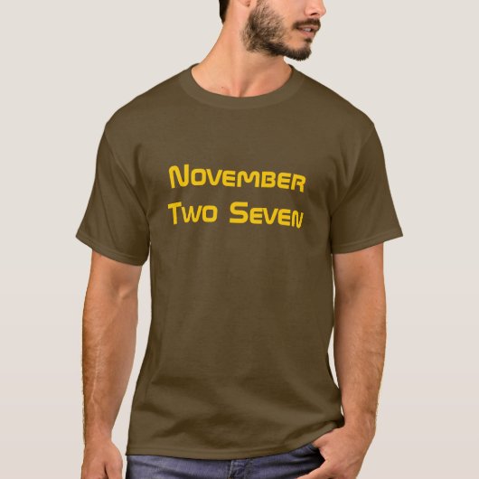 11月2日7日 Tシャツ (正面)