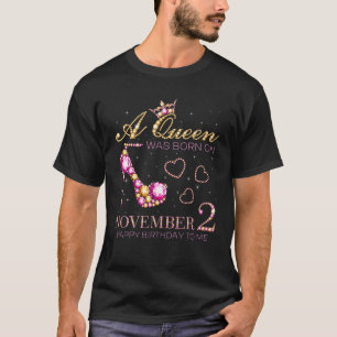 11月2日、女生まれ王がMに対してハッピーバースデーを行った Tシャツ