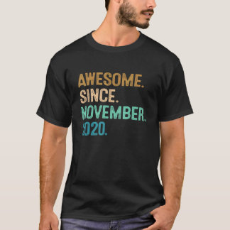 11月20日から2歳素晴らしの誕生日 Tシャツ