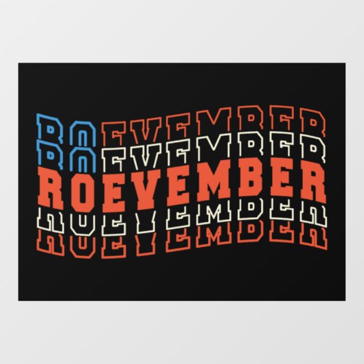 11月24日の選挙 ウィンドウサイン (シート)