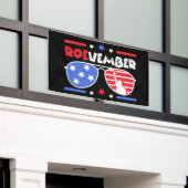 11月24日の選挙 横断幕 (ビルの外側)