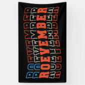 11月24日の選挙 横断幕 (縦)