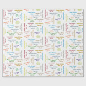 11月25日誕生日ギフト包装紙 ラッピングペーパー (フラット)