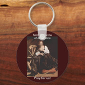 11月26日アレクサンドリアの聖キャサリン キーホルダー (正面)