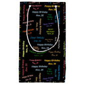 11月26日誕生日抱き枕 スモールペーパーバッグ (正面)