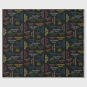 11月30日誕生日ギフト包装紙 ラッピングペーパー (フラット)