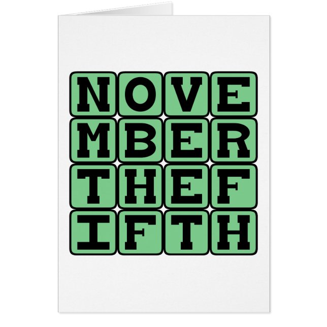 11月5日 ガイ・フォークスの日 (正面)