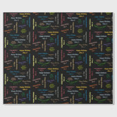 11月6日誕生日ギフト包装紙 ラッピングペーパー (フラット)