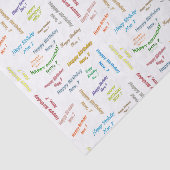 11月7日誕生日ティッシュペーパー 薄葉紙 (詳細)